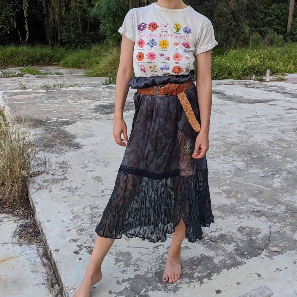 French Pastry Language of Flowers Crop Top